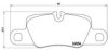 BREMBO P 65 023 Brake Pad Set, disc brake
